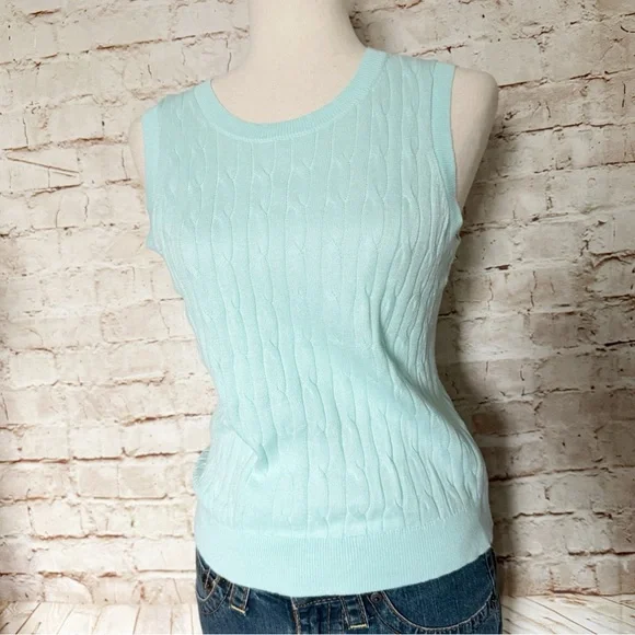 J. Crew cable knit cardigan sweater set - Picture 5 of 7